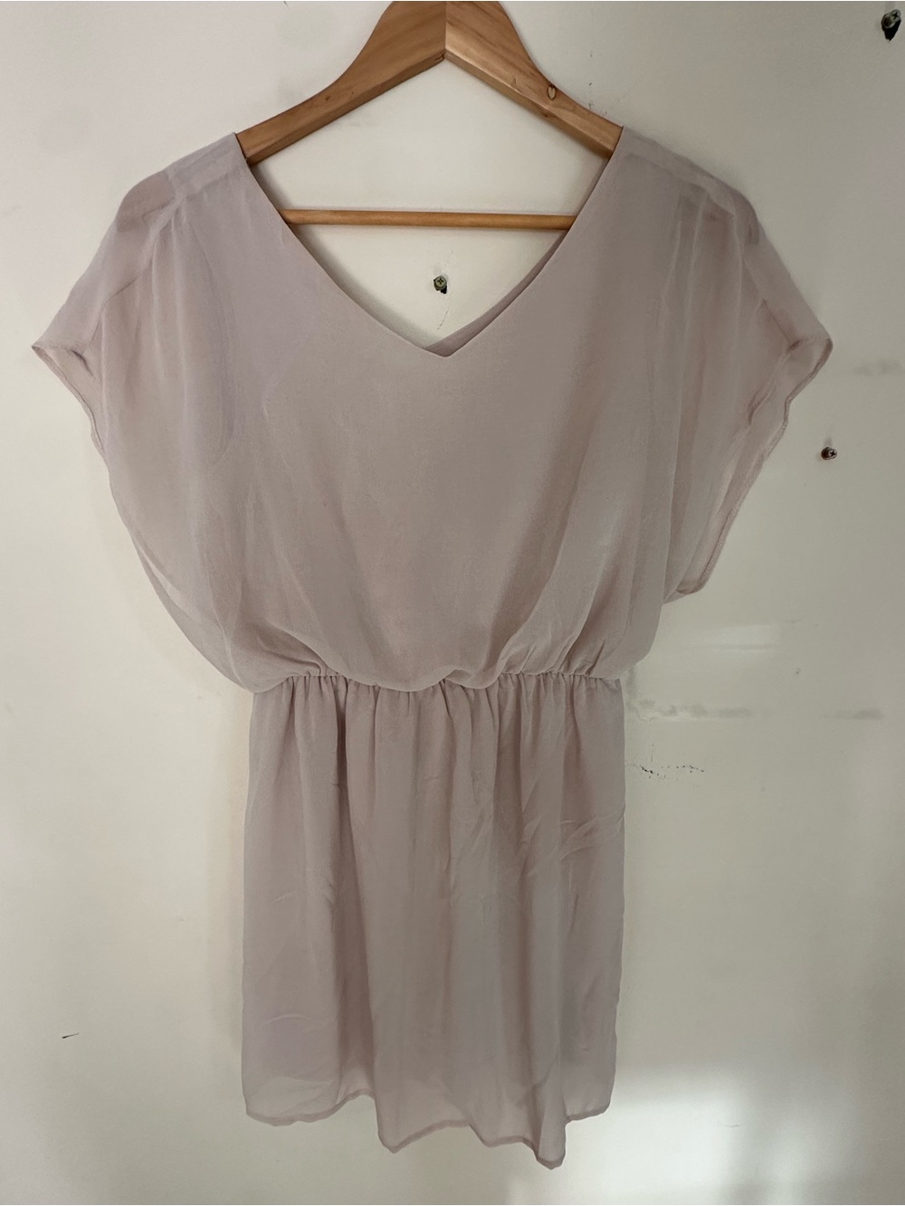 Lush Lavender Blouson V-Neck Tunic